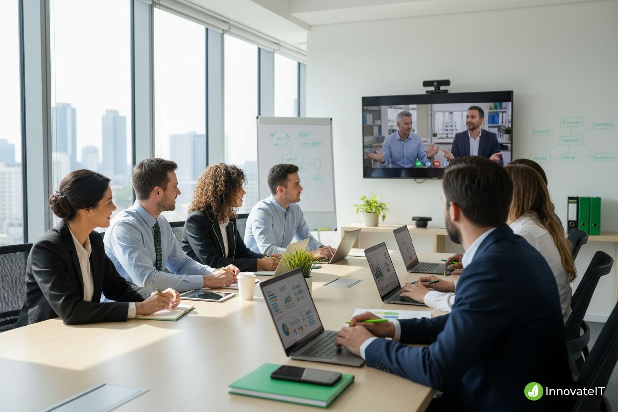 IT outsourcing teamwork office