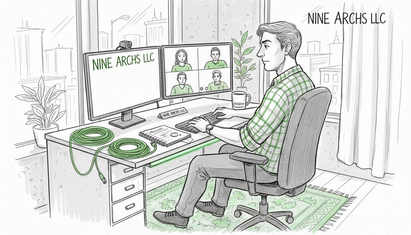 IT specialist providing remote tech support