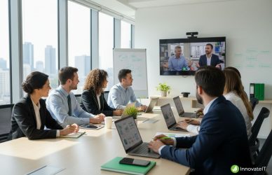 IT outsourcing teamwork office