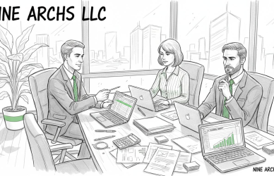 Team discussing in-house and outsourced cost data